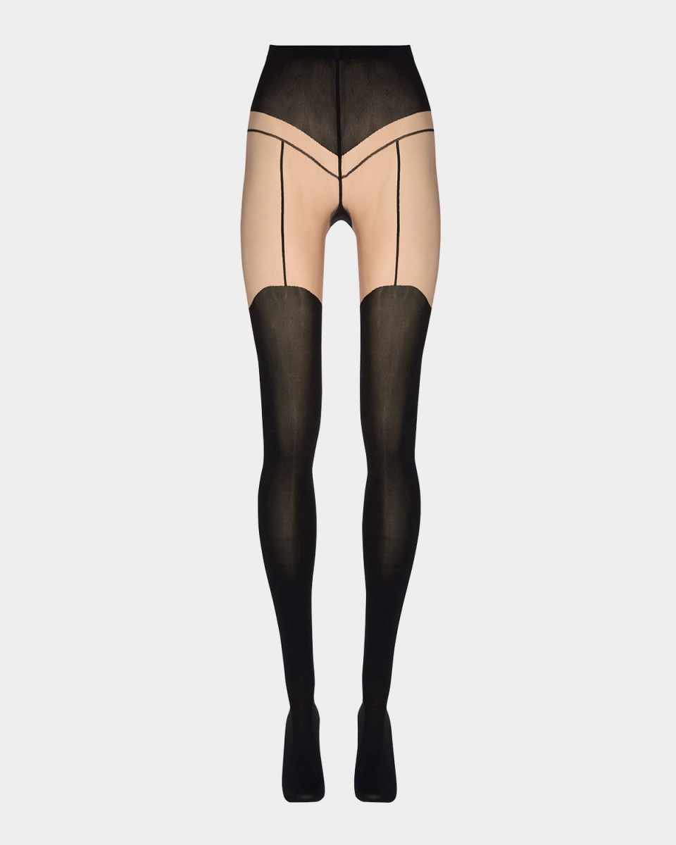 Garter Belt Tights, 40 Denier